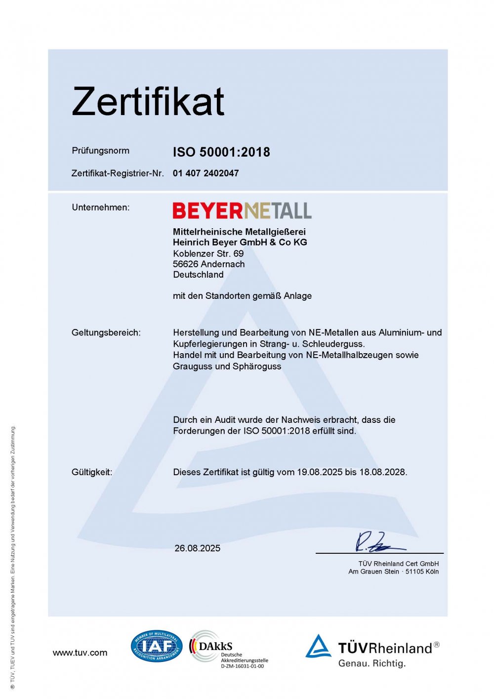MMHB Zertifikat ISO50001 DE MMHB Zertifikat ISO50001 DE